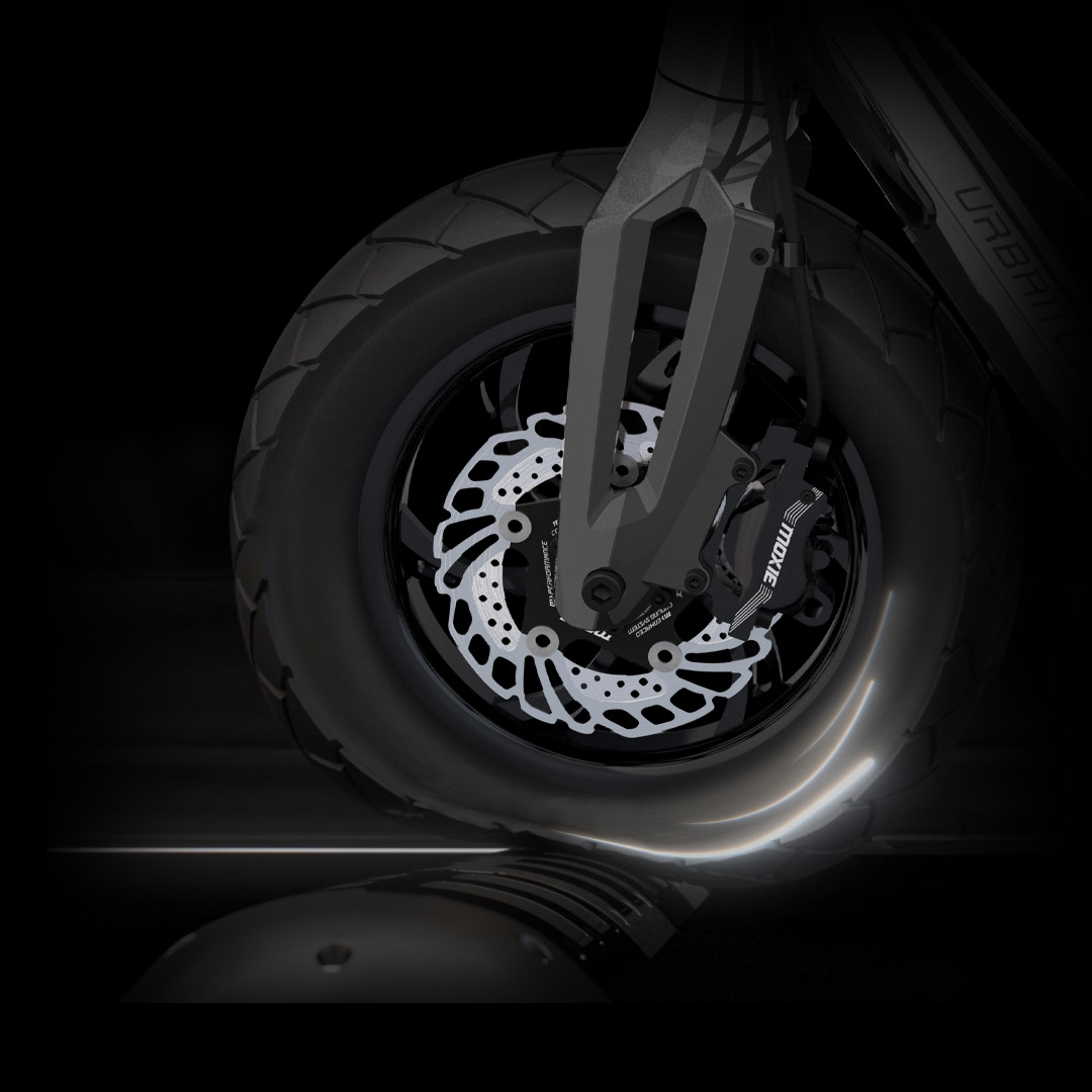 Bigger and wider 12” x 3″ inflatable pneumatic wheels