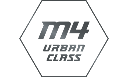 Moxie M4 Urban Class | Stone Grey Logo